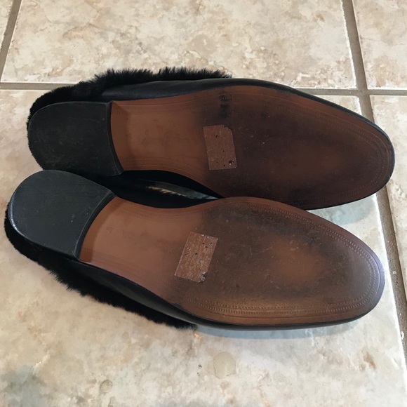 Sam Edelman Leather Loafers with Faux Fur - Picture 7 of 7